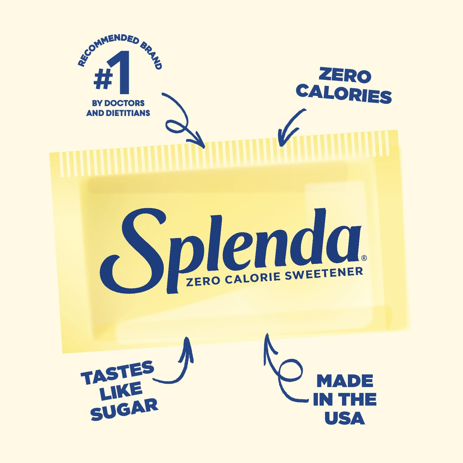 Pantry Splenda Packets (Yellow)